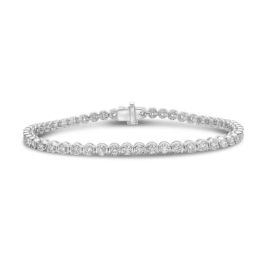 1ct Natural Diamond Tennis Bracelet