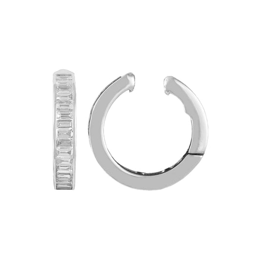 Baguette-cut Diamond Ear Cuff
