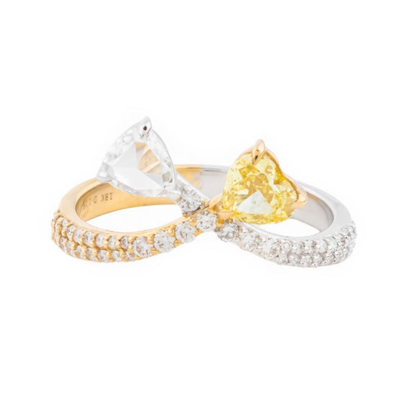 Toi et Moi Heart Ring