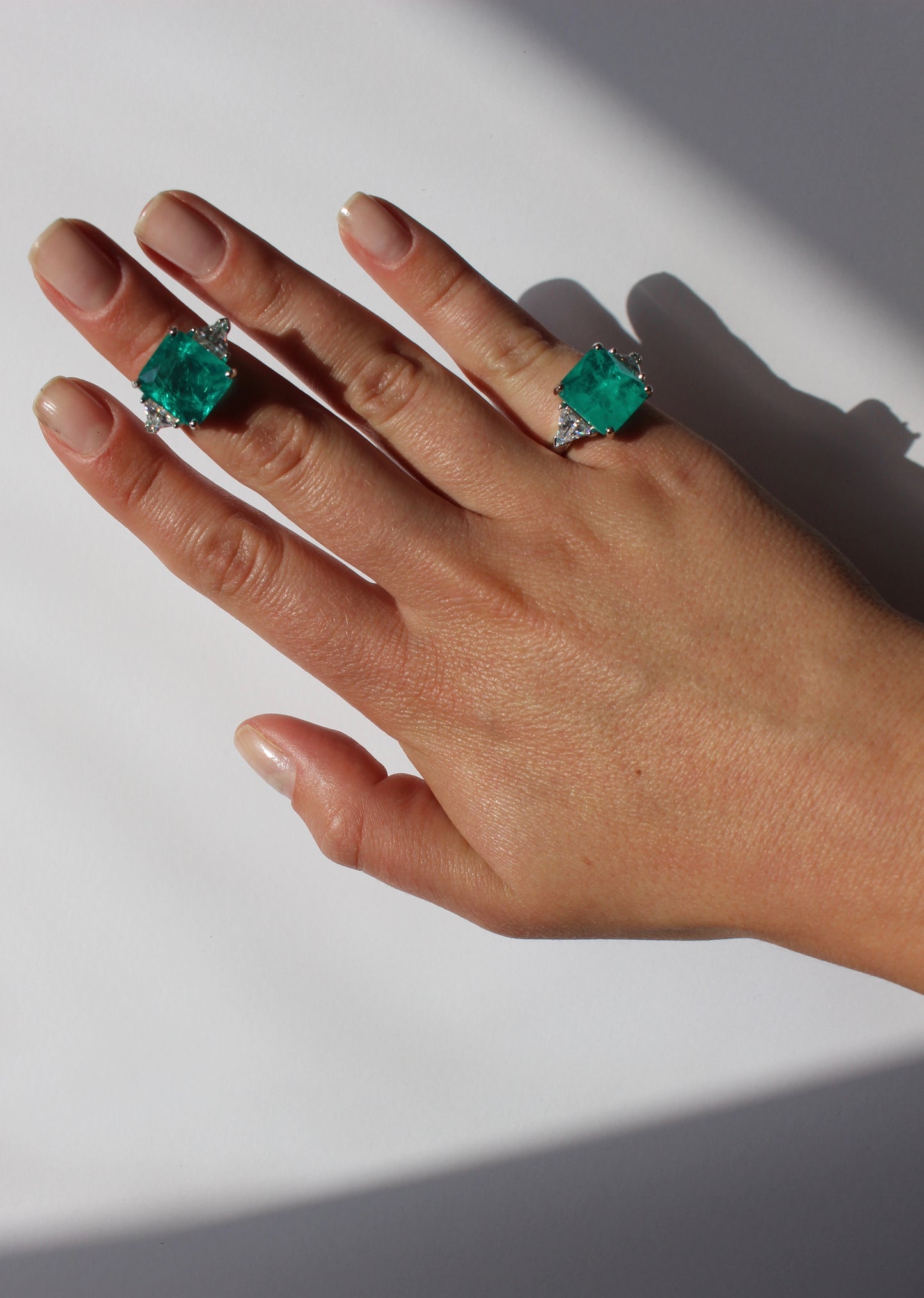 Trilogy Tourmaline Paraiba Simulated Ring