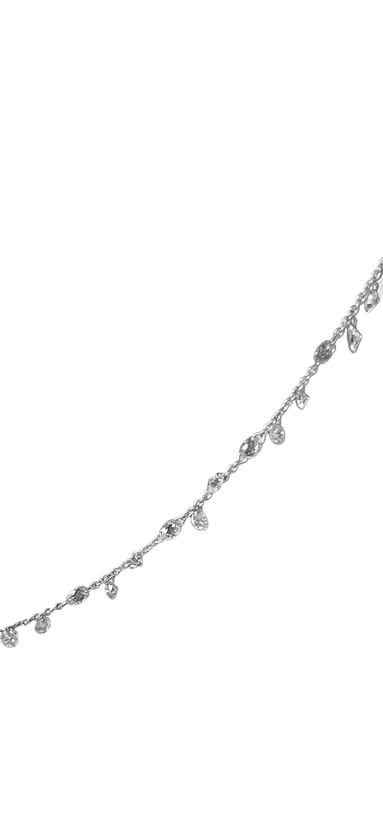 18.53ct Briolete Pierced Diamonds Necklace