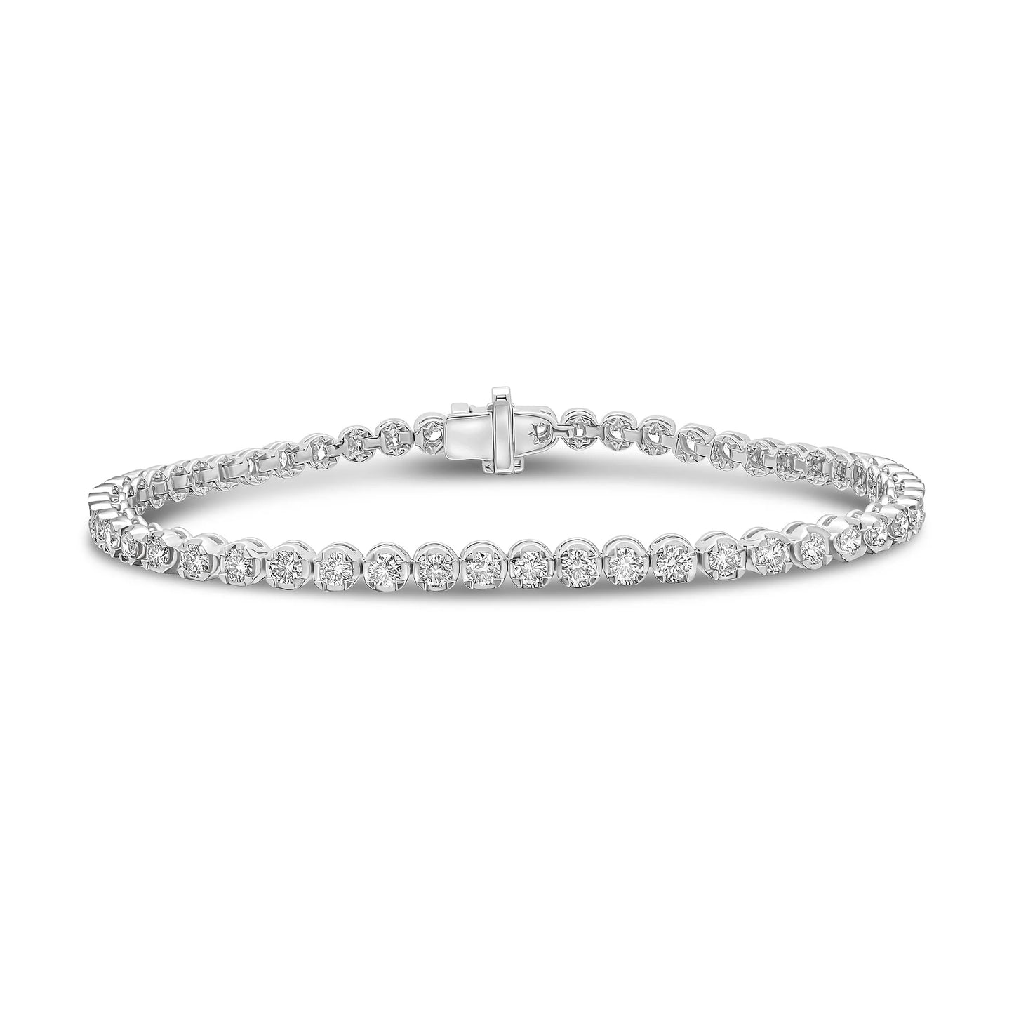 2ct Natural Diamond Tennis Bracelet