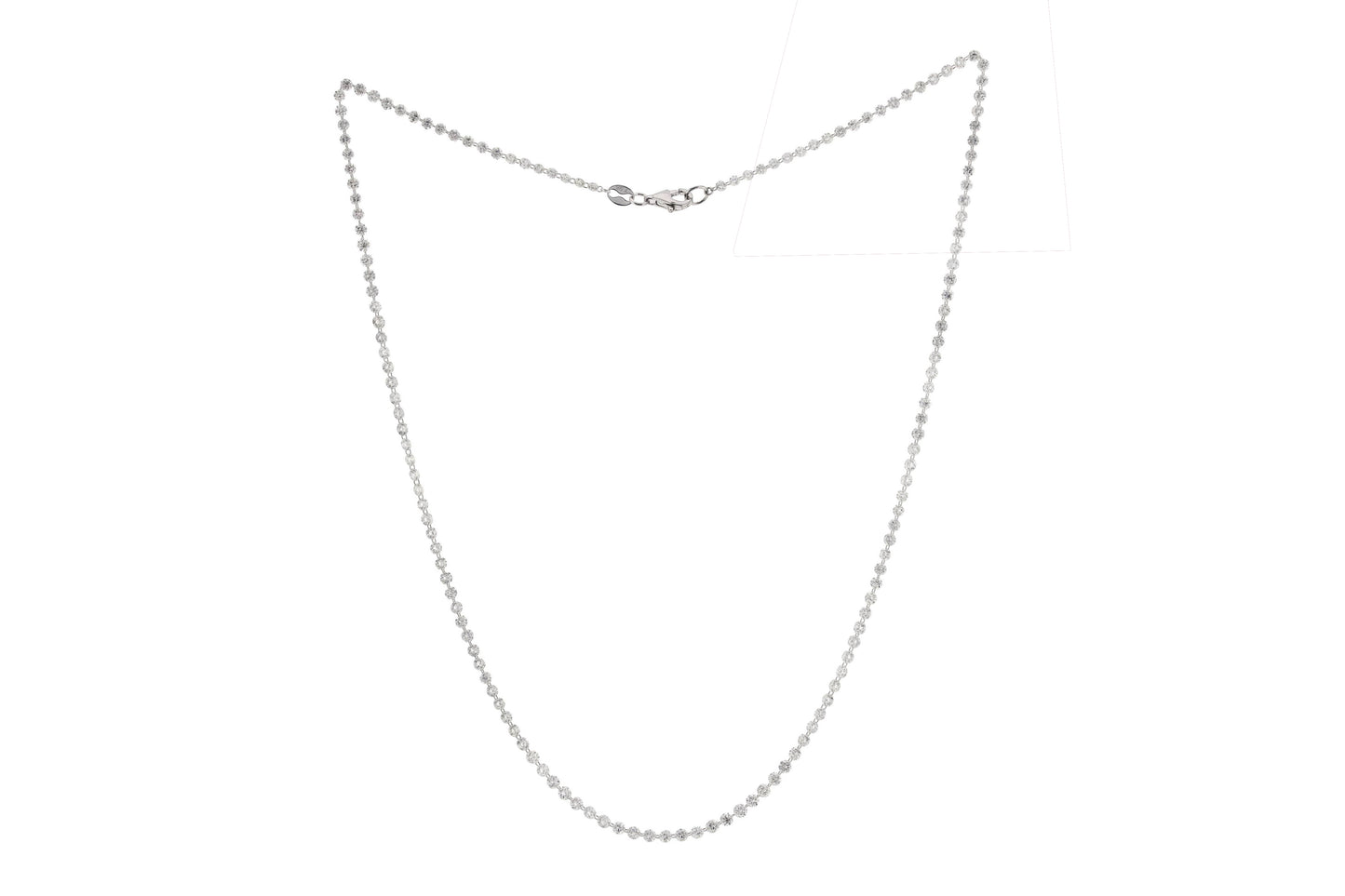 7.96ct Rose-cut Pierced Diamonds Necklace