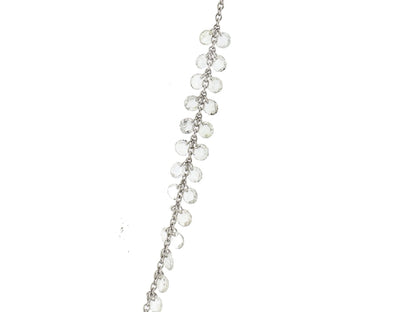 4.30ct Rose-cut Pierced Diamonds Necklace