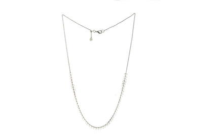 4.30ct Rose-cut Pierced Diamonds Necklace