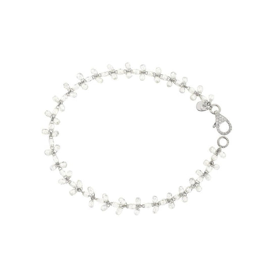 11.59ct Pierced Briolette Diamonds Bracelet